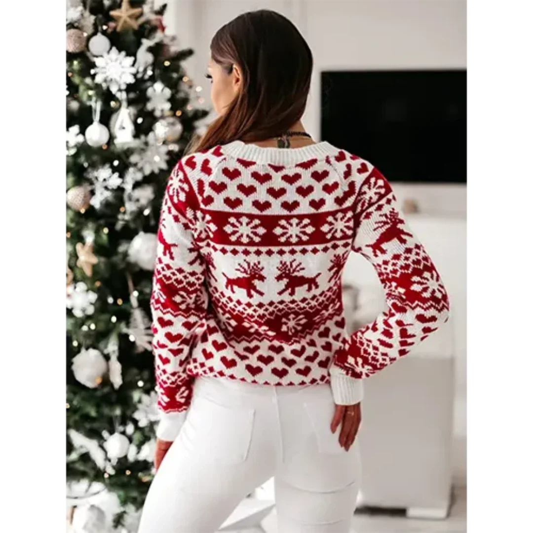 Women's Cozy Christmas Sweater Warm Knit Comfort 2