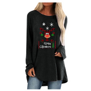 Women's Cozy Long Sweater Festive Knit 0