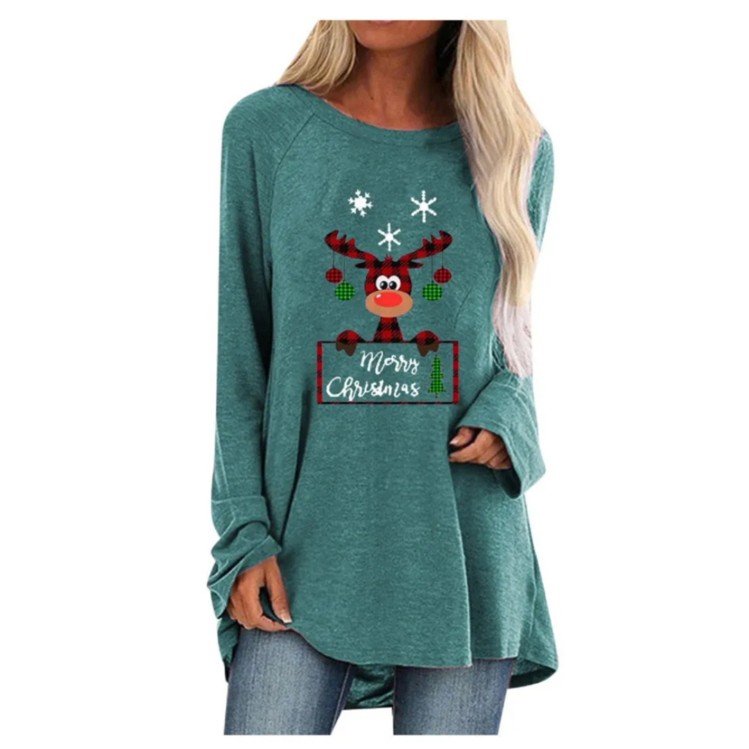 Women's Cozy Long Sweater Festive Knit 1