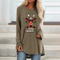 Women's Cozy Long Sweater Festive Knit 2