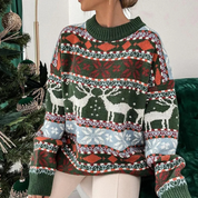 Women's Cozy Oversized Christmas Sweater Soft Fabric 1