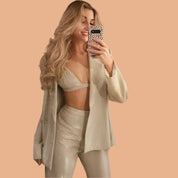 Women's Dazzling Sequin Blazer Set Stylish Evening Wear High-Quality Fabric 1