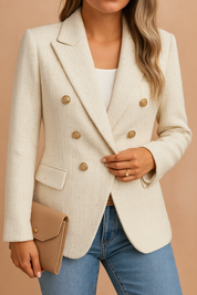 Women's Elegant Blazer Jacket Chic Fitted High-Quality Fabric 3
