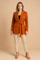 Women's Elegant Blazer with Belt Tailored Fit High-Quality Fabric 3