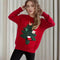 Women's Festive Christmas Sweater Cozy Warm Fabric 0