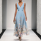 Women's Floral Maxi Dress - Elegant Summer Dress for Weddings and Special Occasions 0