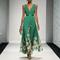 Women's Floral Maxi Dress - Elegant Summer Dress for Weddings and Special Occasions 7