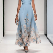 Women's Floral Maxi Dress - Elegant Summer Dress for Weddings and Special Occasions 8