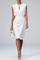 Women's Formal Summer Midi Dress with Keyhole Neckline and Ruffle Details for Elegant Occasions 2