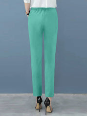 Women's High Waist Tapered Work Pants with Pleats, Pockets & Sophisticated Style for Office and Casual Wear 6