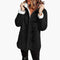 Women's Hooded Fleece-Lined Jacket with Toggle Closure - Stylish Women's Jacket for Cold Weather and Casual Outings 0