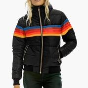 Women's Hooded Quilted Jacket with Zipper - Stylish and Functional Outerwear 5