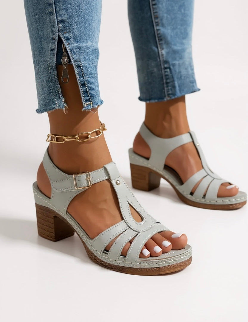Women's Lift Block Sandals - Elegant and Comfortable Footwear for All-Day Wear 3