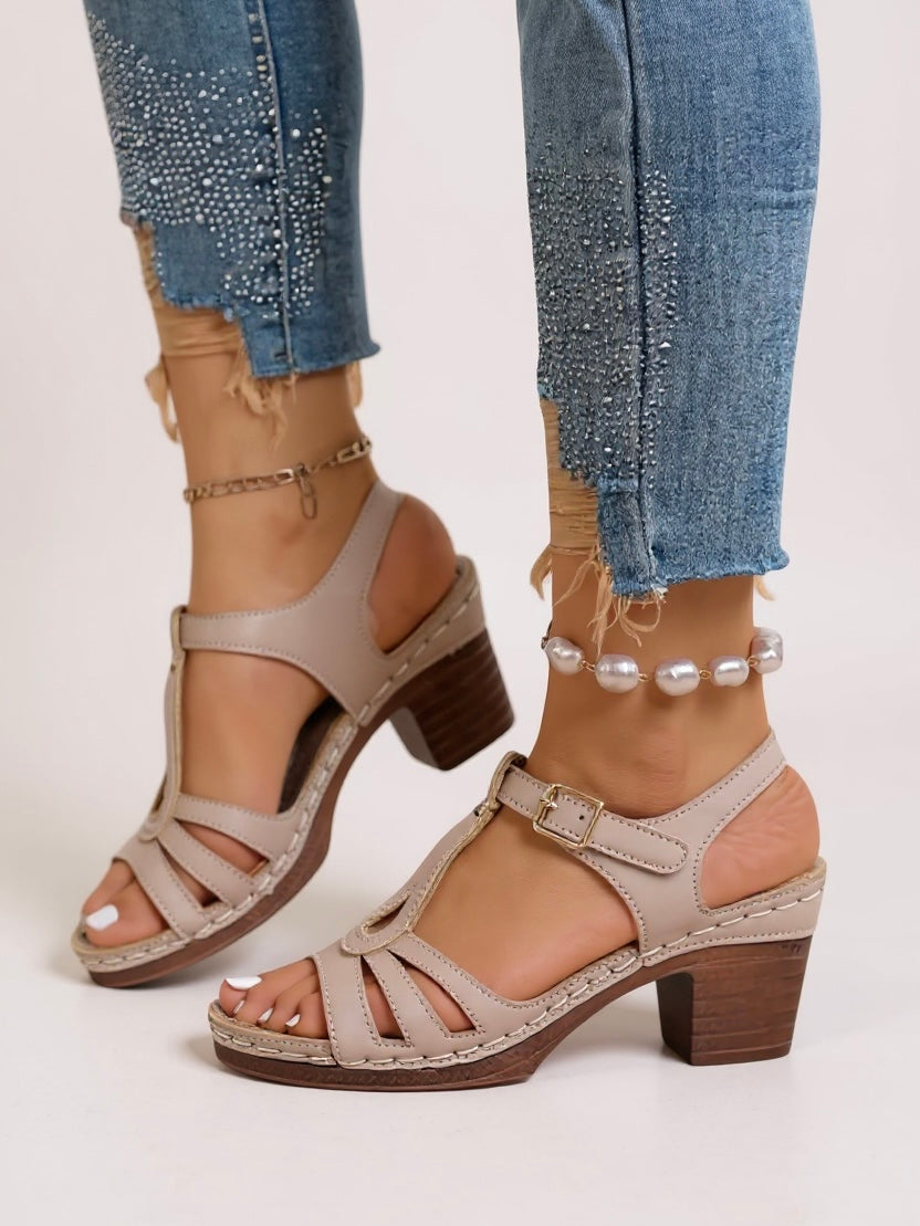 Women's Lift Block Sandals - Elegant and Comfortable Footwear for All-Day Wear 5