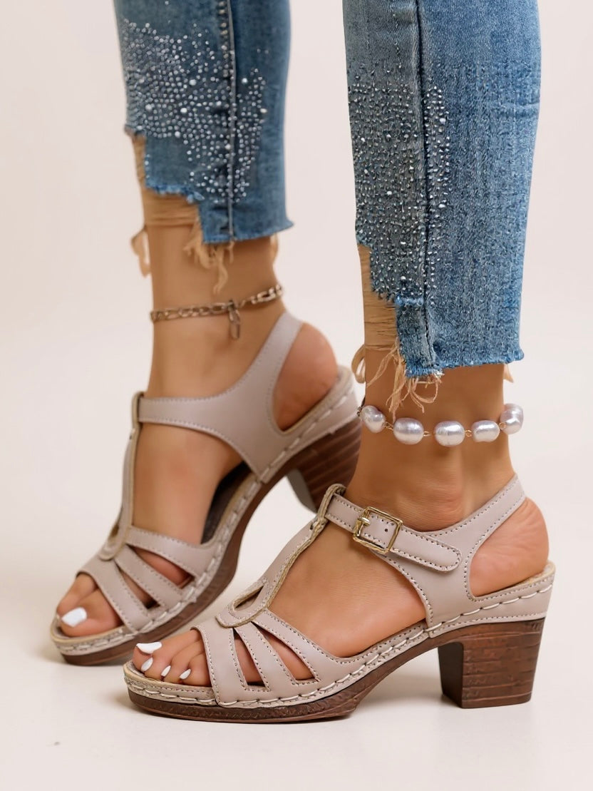 Women's Lift Block Sandals - Elegant and Comfortable Footwear for All-Day Wear 7