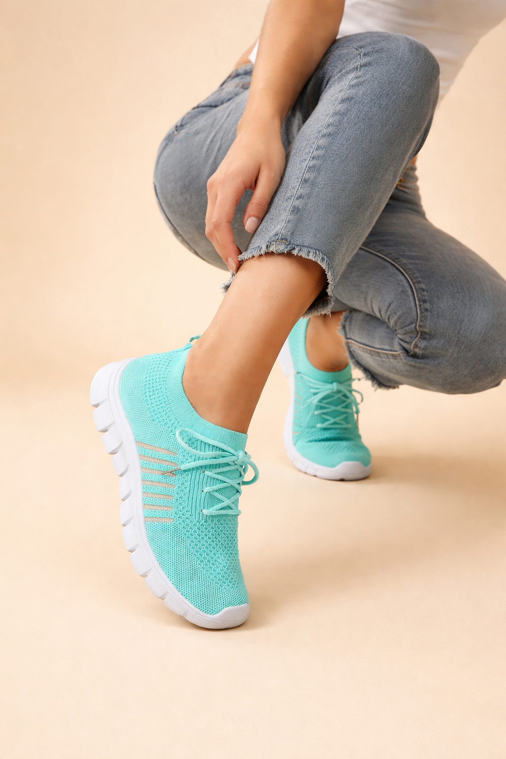 Women's Lightweight Athletic Sneakers Breathable Comfort Rubber 3