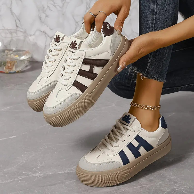 Women's Lightweight Platform Sneakers Comfortable Casual Footwear 1