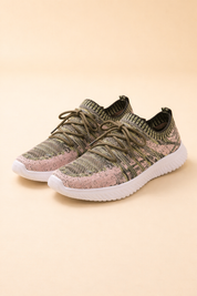 Women's Lightweight Slip-On Sneakers Comfortable Knit Fabric 6