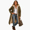 Women's Long Quilted Coat with Hood - Stylish Winter Coats for Women, Warm Outerwear for Cold Weather 3