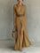 Women's Maxi Dress - Boho Summer Shirt Dress with Waist Belt & Button Placket for Effortless Style 5