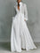 Women's Maxi Dress - Elegant Stand-Up Collar Summer Dress for Formal and Casual Occasions 0