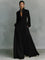 Women's Maxi Dress - Elegant Stand-Up Collar Summer Dress for Formal and Casual Occasions 3