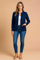 Women's Modern Blazer Stylish Zipper Design High-Quality Fabric 4