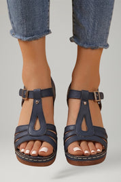 Women's Orthopedic Block Heel Sandals with Arch Support and Cushioned Insole 8