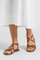 Women’s Orthopedic Flat Sandals with Arch Support and Criss-Cross Straps 4