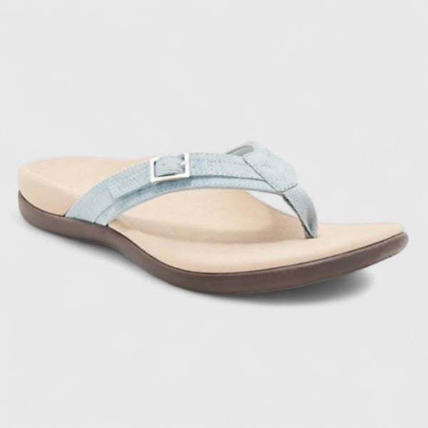 Women's Orthopedic Flip-Flop Sandals with Adjustable Buckle and Arch Support for Summer 4