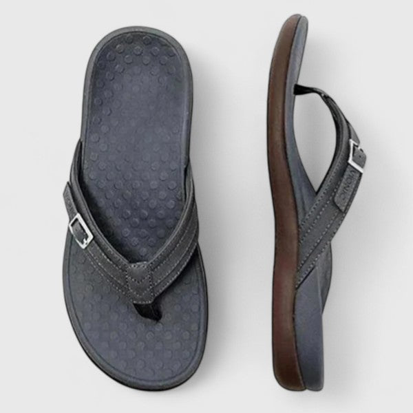 Women's Orthopedic Flip-Flop Sandals with Adjustable Buckle and Arch Support for Summer 5