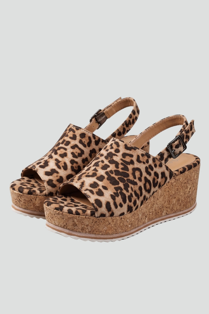 Women's Orthopedic Platform Sandals with Arch Support and Adjustable Buckle Straps 1