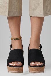 Women's Orthopedic Platform Sandals with Arch Support and Adjustable Buckle Straps 5
