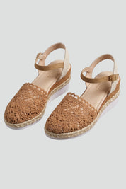 Women's Orthopedic Platform Sandals with Arch Support and Adjustable Woven Upper 1