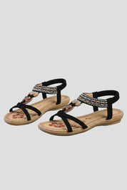 Women's Orthopedic Platform Sandals with Arch Support and Elastic Bands 1