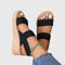 Women's Orthopedic Platform Sandals with Arch Support and Wide Straps for Summer Comfort 0