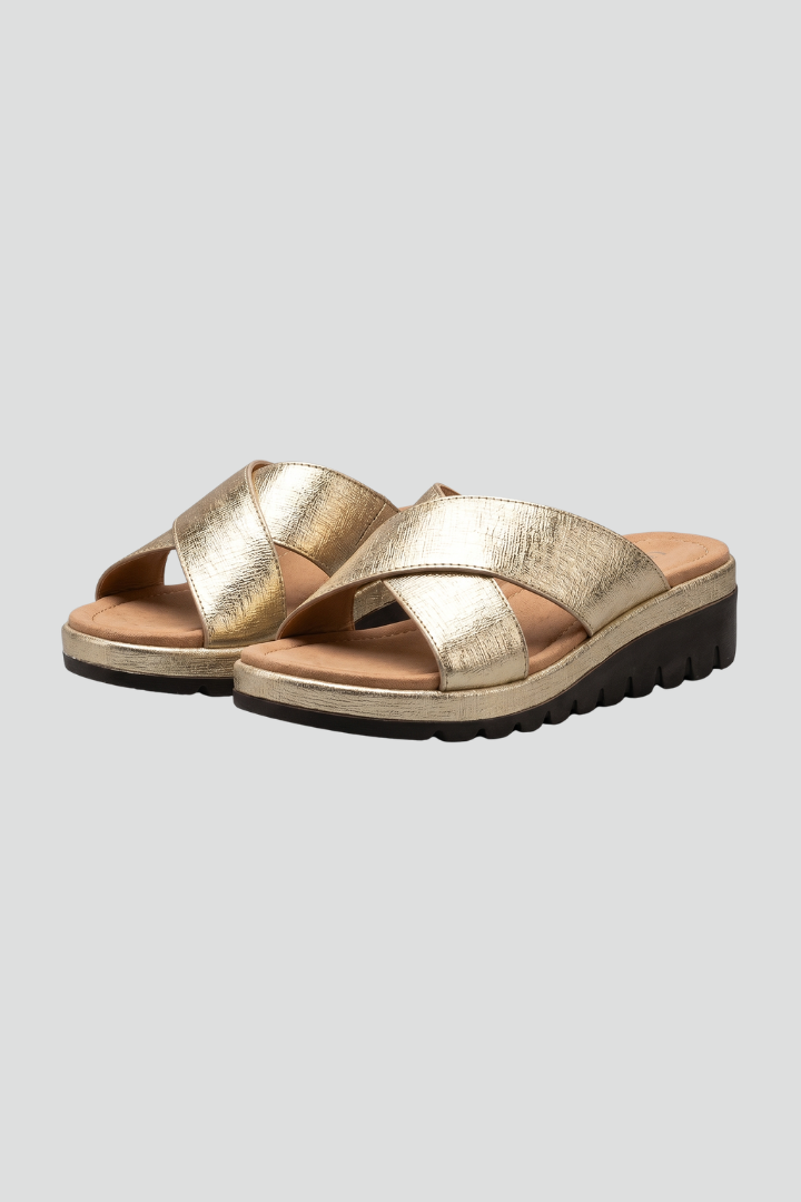 Women's Orthopedic Sandals with Adjustable Crisscross Straps and Arch Support for All-Day Comfort 1