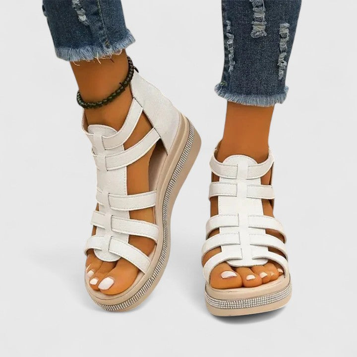 Women's Orthopedic Sandals with Arch Support Wedge Platform for Summer Comfort 0