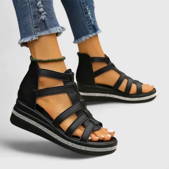 Women's Orthopedic Sandals with Arch Support Wedge Platform for Summer Comfort 2