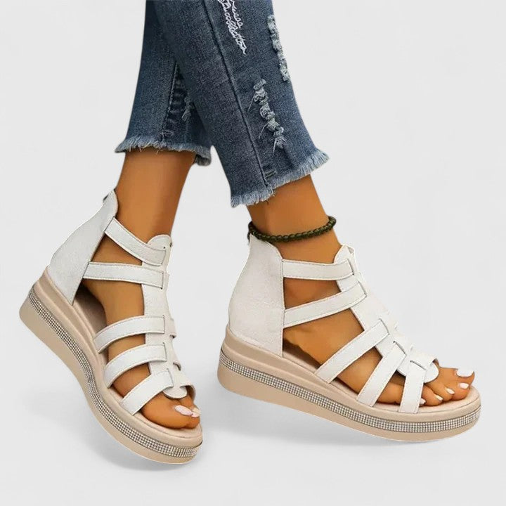 Women's Orthopedic Sandals with Arch Support Wedge Platform for Summer Comfort 4