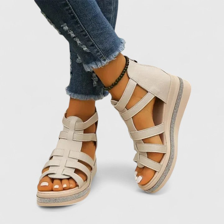 Women's Orthopedic Sandals with Arch Support Wedge Platform for Summer Comfort 6