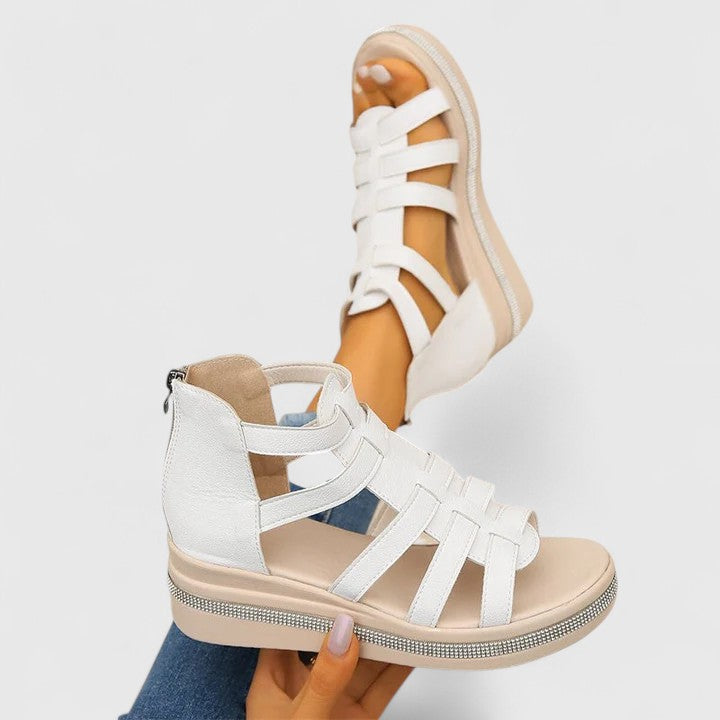 Women's Orthopedic Sandals with Arch Support Wedge Platform for Summer Comfort 8