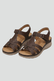 Women's Orthopedic Sandals with Arch Support and Adjustable Leather Upper 1