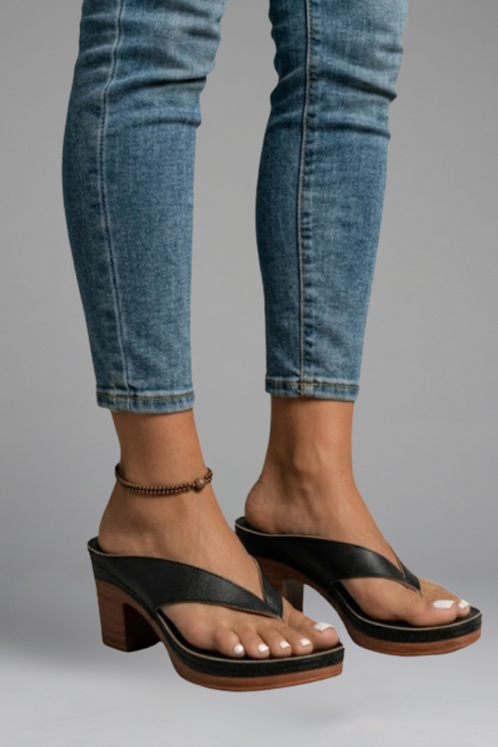 Women's Orthopedic Sandals with Arch Support and Block Heel for Summer Comfort 5