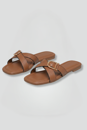 Women's Orthopedic Sandals with Arch Support and Criss Cross Straps Slip On Design 1