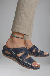 Women's Orthopedic Sandals with Arch Support and Cutout Upper Straps for Everyday Comfort 4