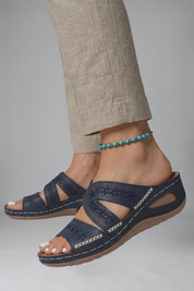 Women's Orthopedic Sandals with Arch Support and Cutout Upper Straps for Everyday Comfort 6