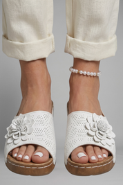 Women's Orthopedic Sandals with Arch Support and Floral Applique for Summer 6