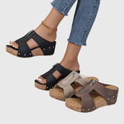 Women's Orthopedic Sandals with Arch Support and Front Zip Closure for Summer Comfort 2