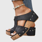Women's Orthopedic Sandals with Arch Support and Front Zip Closure for Summer Comfort 3